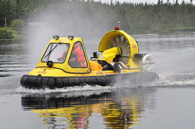 Hebron Project Provides Emergency Response Hovercraft to Clarenville